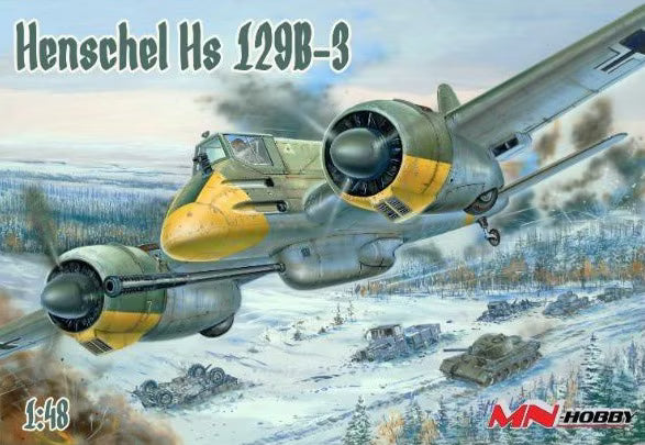 mn-hobby-48n001-henschel-hs-129-b-3-flugzeug-modellbausatz-1-48 image 1