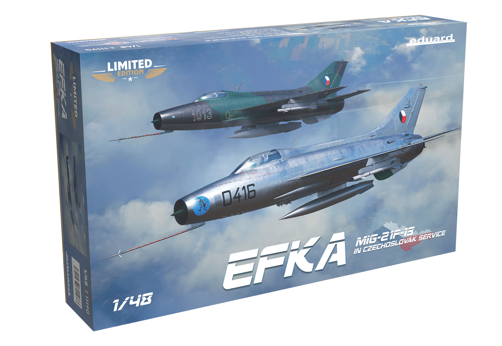 eduard-11190-mig-21f-13-efka-flugzeugmodell-1-48-limited image 2