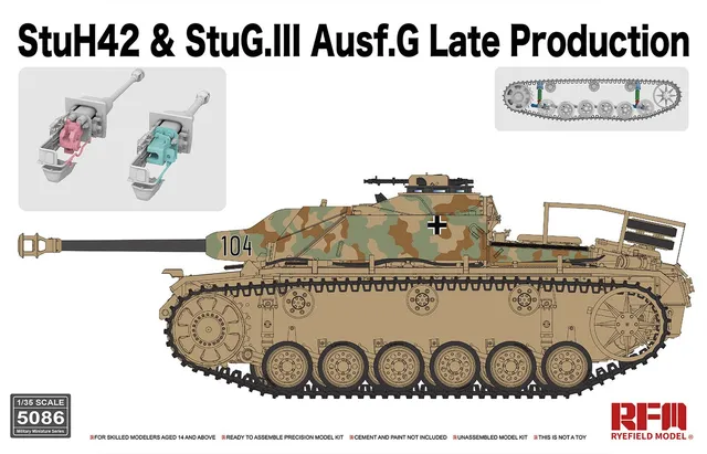 rye-field-model-5086-stuh42-stug-iii-bausatz-1-35-panzer image 1