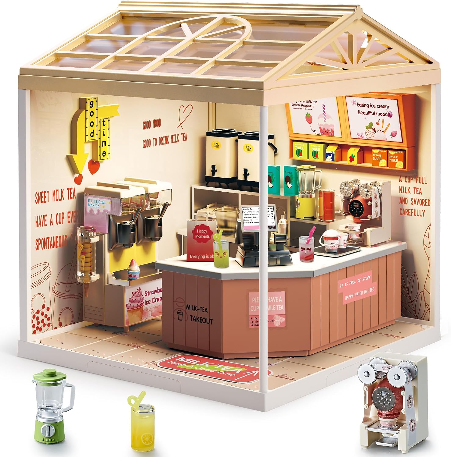 fairy-care-fc-dbs8002-dreamy-bay-miniaturhaus-milk-tea image 2