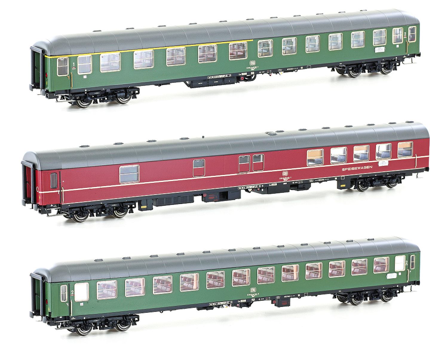 hobbytrain-personenwagen-3er-set-db-d1213-ep-iva-ac image 1