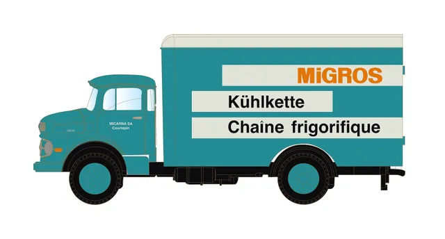 hobbytrain-mb-l322-koffer-migros-ch-modellauto-spur-n image 1