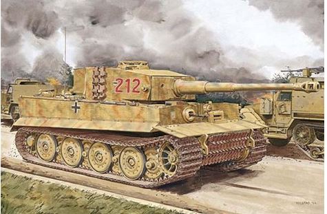 dragon-6947-tiger-i-late-production-panzer-modellbausatz-1-35-zimmerit image 1