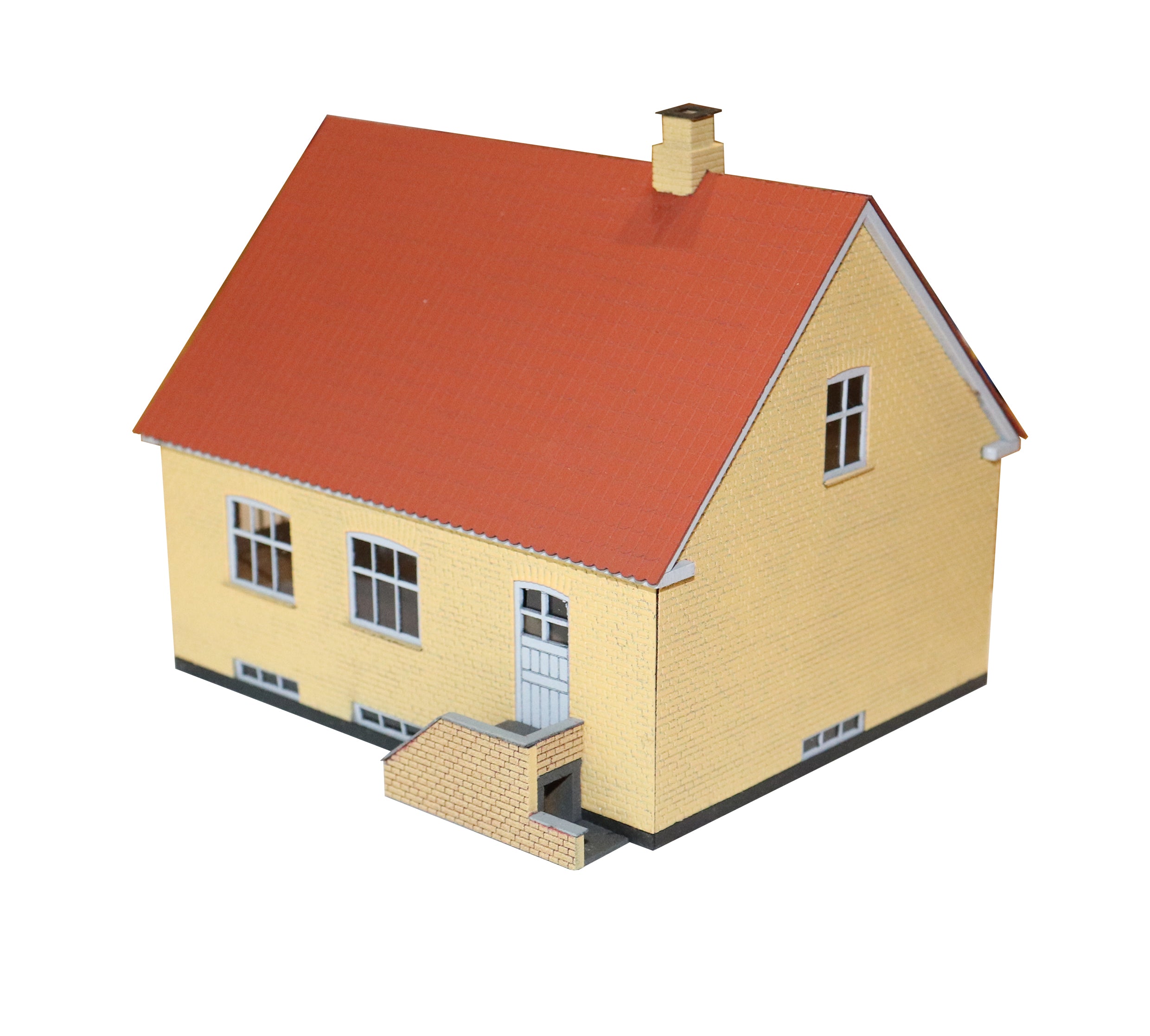 hobbytrade-villaer-ht-87271-modellhaus-villa-gelbe-steine image 2