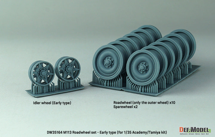 def-model-dw35164-m113-laufradsatz-1-35-early-type-14-teile image 2