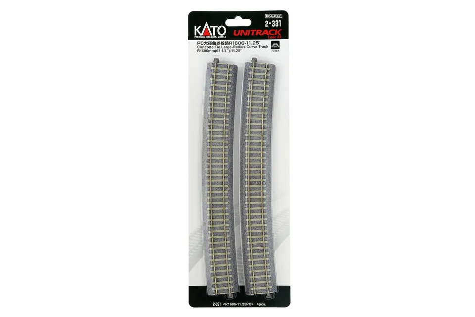 hobbytrain-gleise-gleis-gebogen-r160-11-25-beton-4-stk image 1