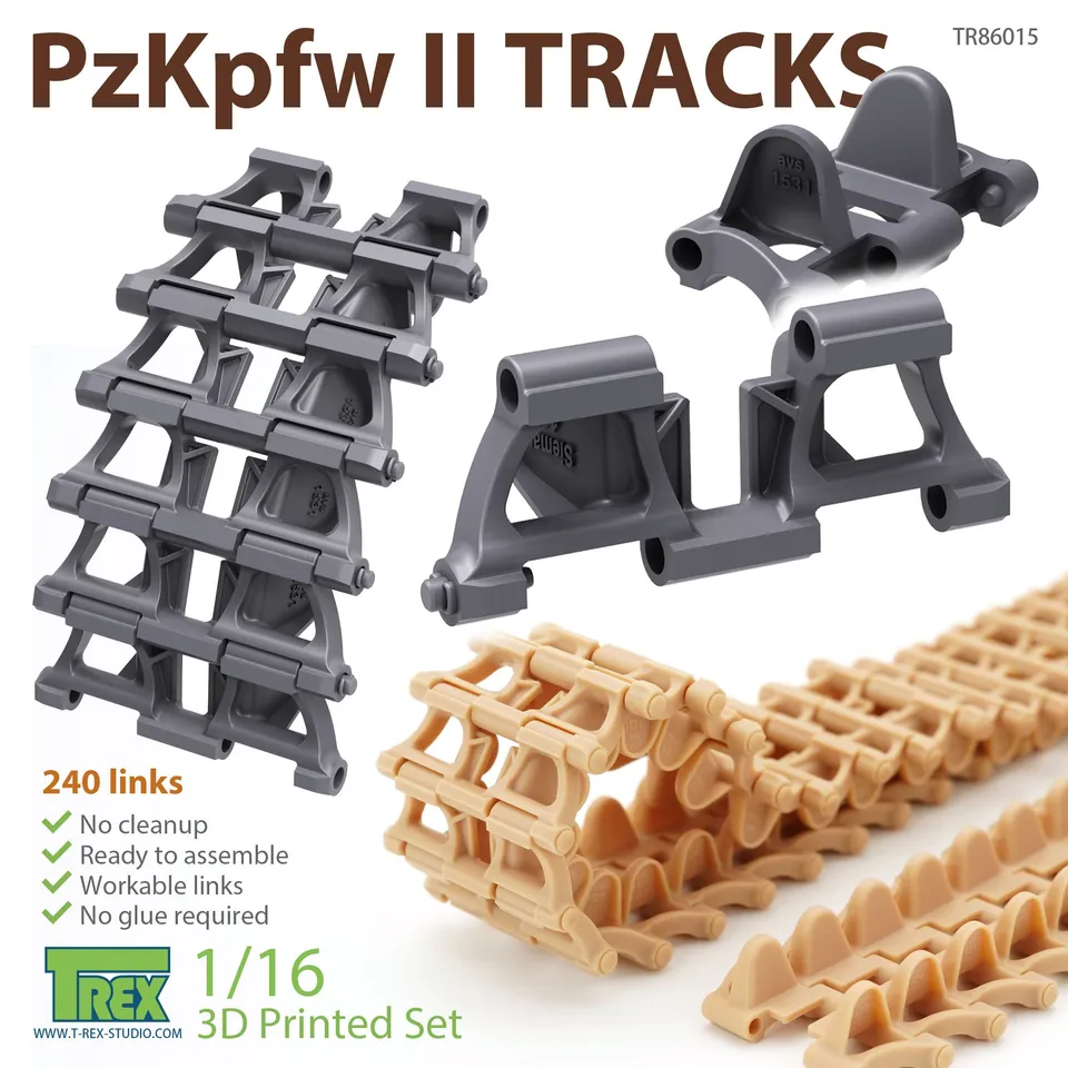 t-rex-86015-pzkpfw-ii-gleiskette-1-16-3d-druck image 1