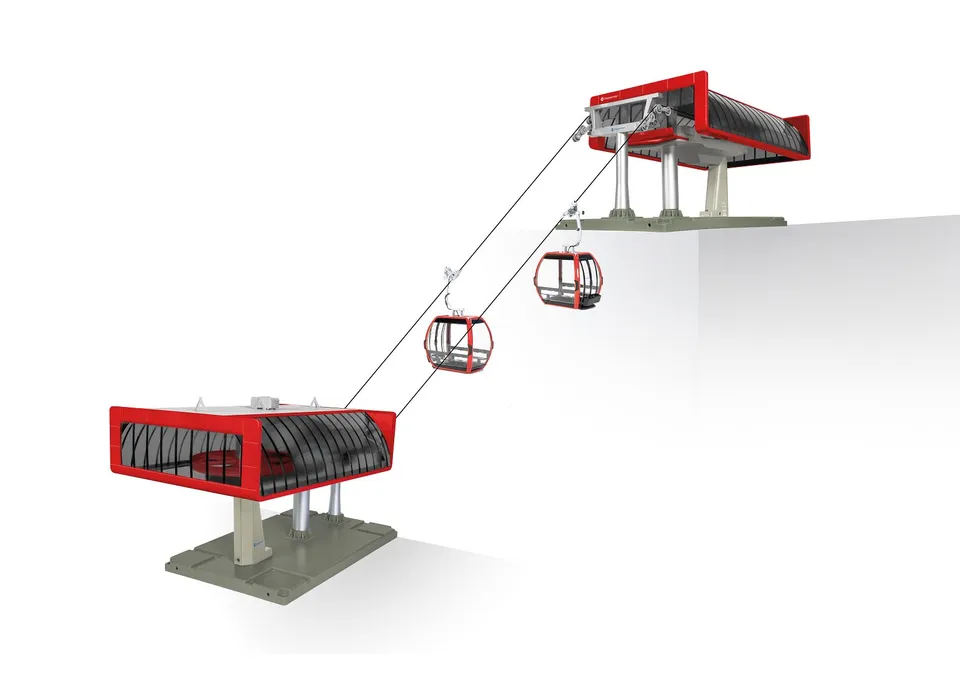 hobbytrain-gipfelbahn-d-line-profiset-seilbahn-1-32-schwarz-rot image 1