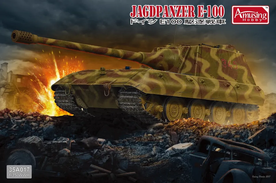 amusing-hobby-35a017-jagdpanzer-e-100-panzer-1-35 image 1