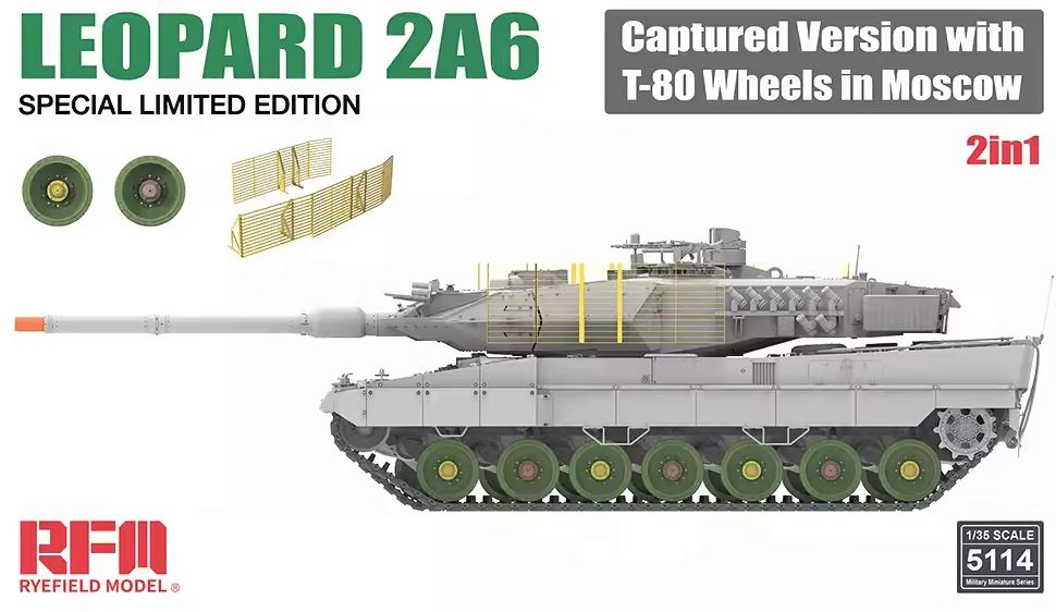 rye-field-model-5114-leopard-2a6-captured-panzer-1-35 image 1