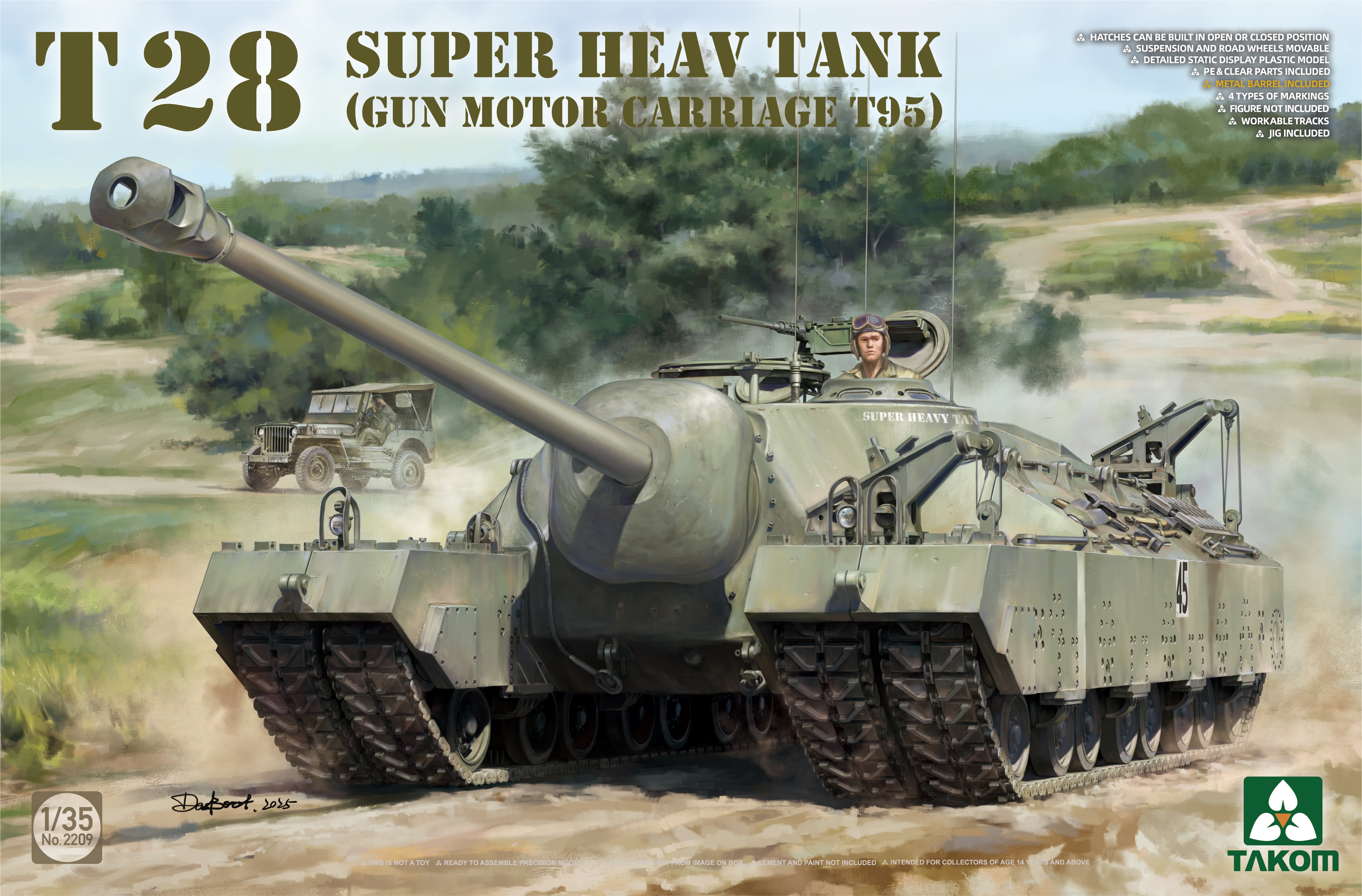 takom-2209-t28-super-heavy-tank-plastikmodell-panzer-1-35 image 1