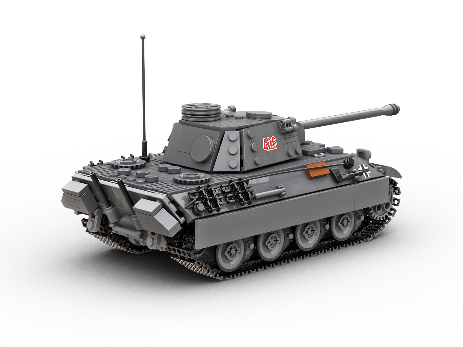 build-army-ba0171-panther-ausf-d-panzer-1-33-933-teile image 2