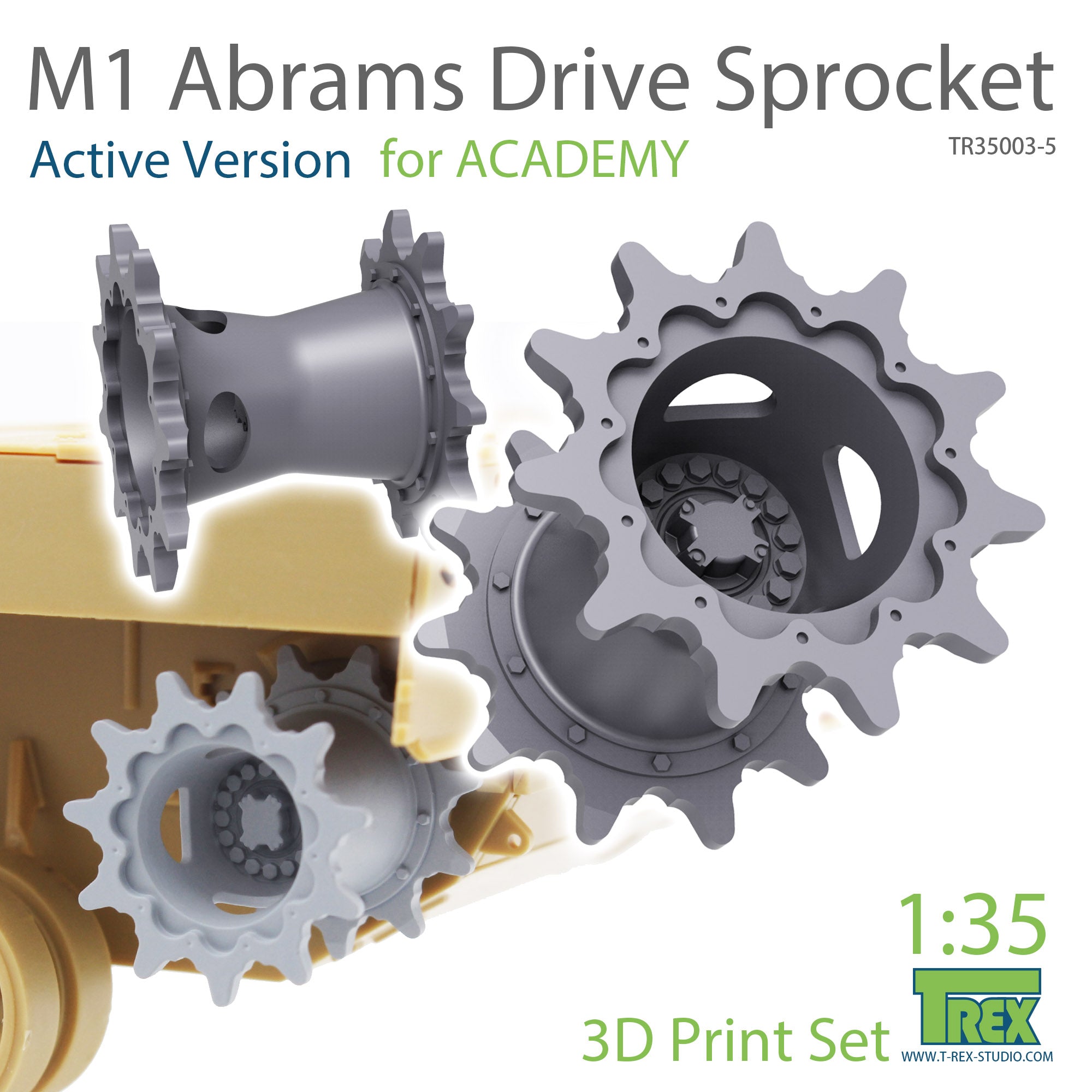 t-rex-35003-5-m1-abrams-sprocket-set-a-zubeh-r-1-35 image 1