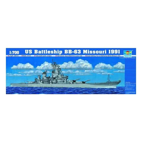 trumpeter-05705-uss-missouri-bb63-schlachtschiff-1-700 image 1
