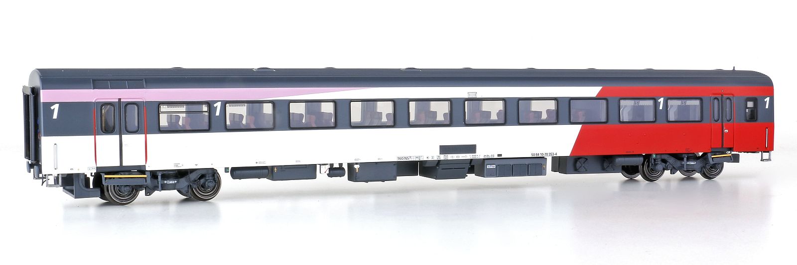 hobbytrain-icrm-1-kl-ns-fyra-personenwagen-ohne-logo-spur-n image 1