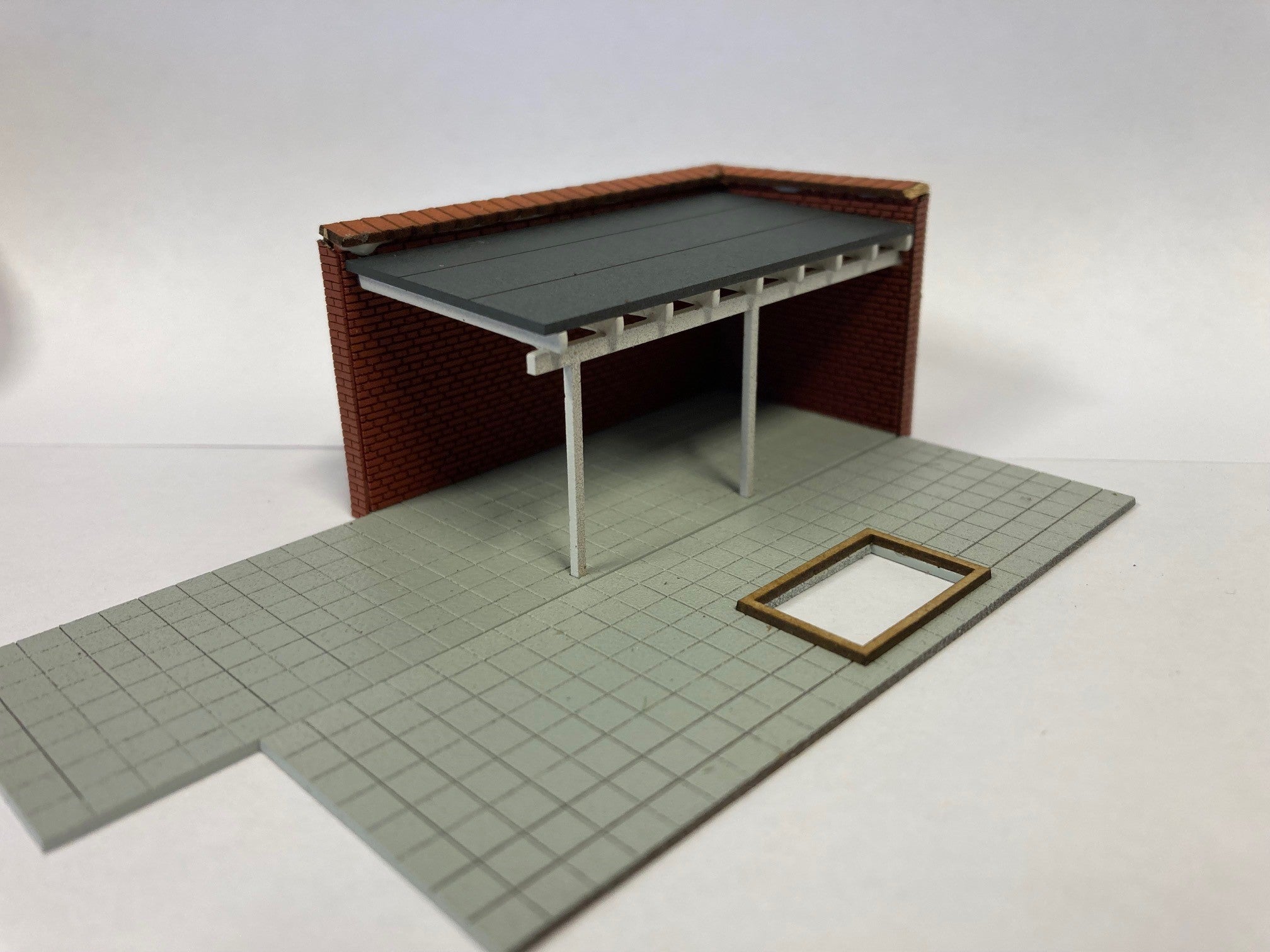 hobbytrade-villaer-ht-87293-carport-modellhaus-h0-rote-steine image 1