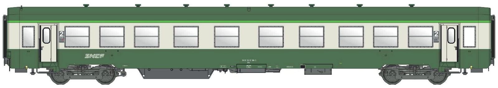 hobbytrain-personenwagen-usi-b4t4-sncf-2-kl-ep-v-spur-n image 1