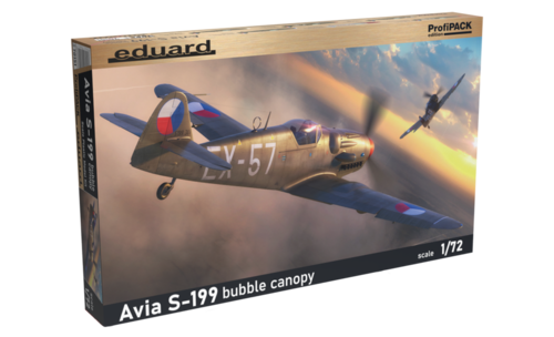 eduard-70151-avia-s-199-bubble-canopy-profipack-flugzeug-1-72 image 1