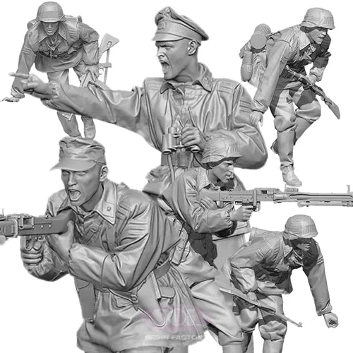 sol-resin-factory-mm657-sd-kfz-251-1-crew-figuren-1-35-ww2 image 1