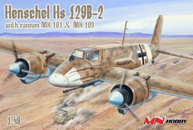 mn-hobby-48n002-henschel-hs-129-b-2-1-48-flugzeug-limited image 1