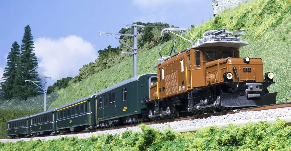 hobbytrain-ge-6-6-i-415-personenzug-rhb-sound-ep-iv-5-tlg image 1
