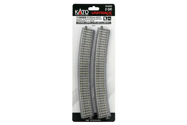 hobbytrain-gleise-gebogen-r730-22-5-betonschwellen-4-st image 1