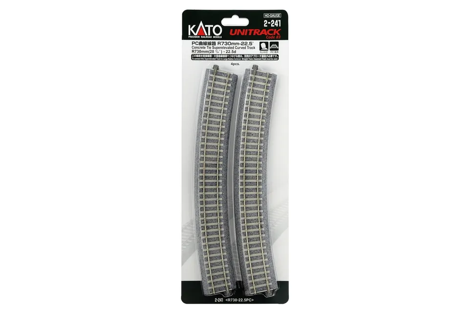 hobbytrain-gleise-gebogen-r730-22-5-betonschwellen-4-st image 1