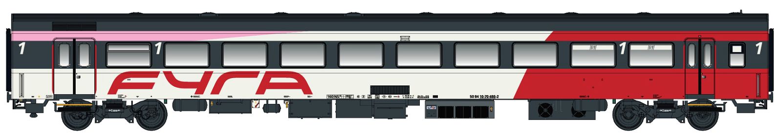 hobbytrain-icrm-1-kl-a-ns-fyra-personenwagen-ep-vi-wg-23 image 1
