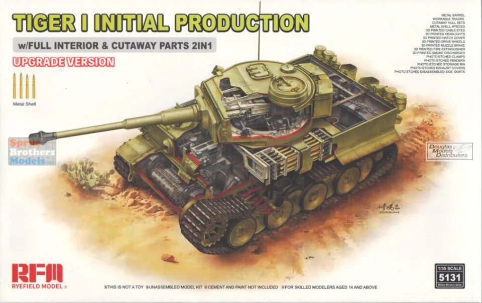 rye-field-5131-tiger-i-panzermodell-1-35-interior image 1