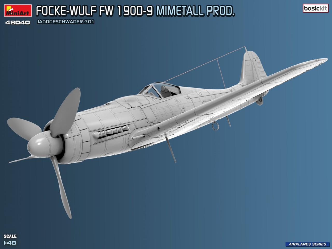 miniart-48040-fw-190d-9-flugzeugmodell-1-48-jg-301 image 3