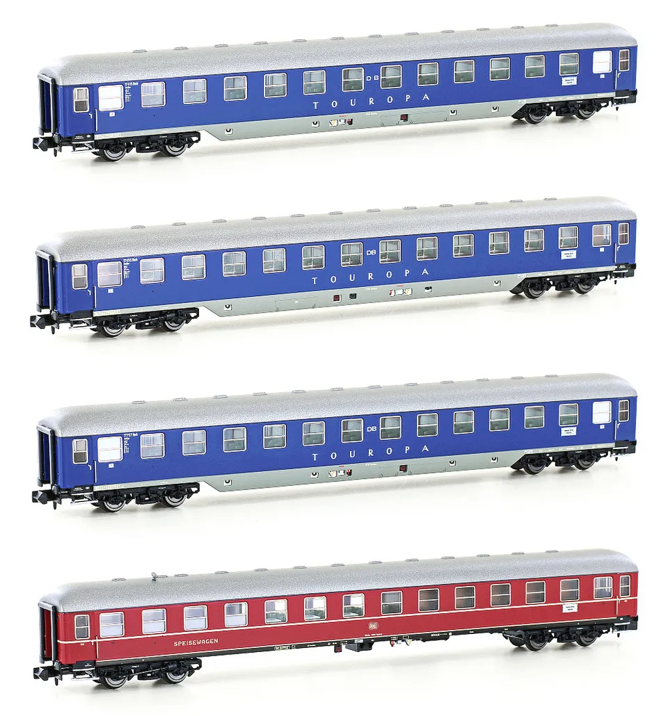 hobbytrain-personenwagen-db-touropa-set-2-wagen-4er-set image 1