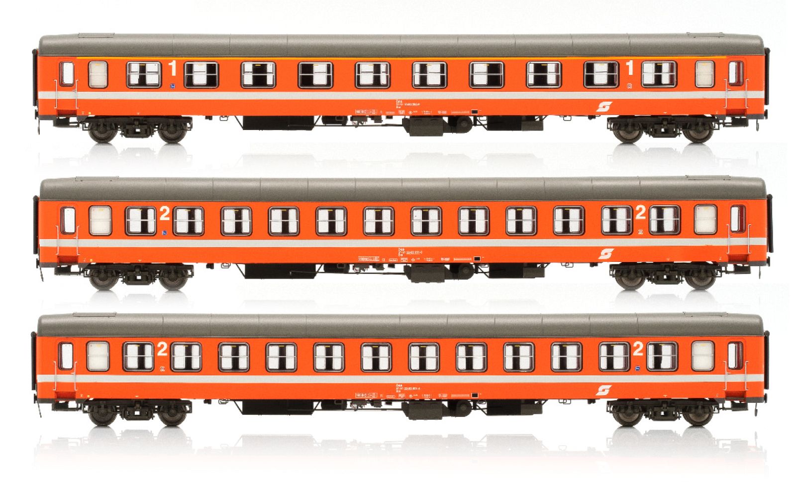 hobbytrain-uic-x-personenwagen-bb-ep-iv-orange-3er-set image 1