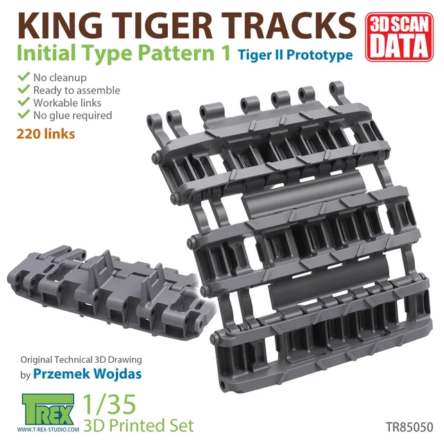 t-rex-85050-king-tiger-gleiskette-1-35-initial-type-pattern-1 image 1