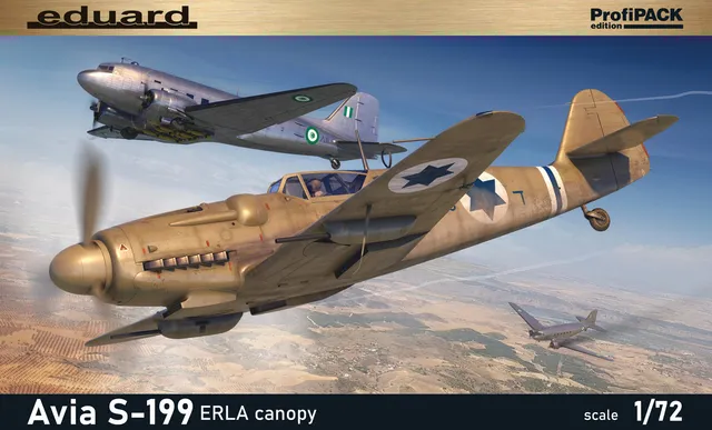 eduard-70152-avia-s-199-erla-profipack-1-72-flugzeugbausatz image 1
