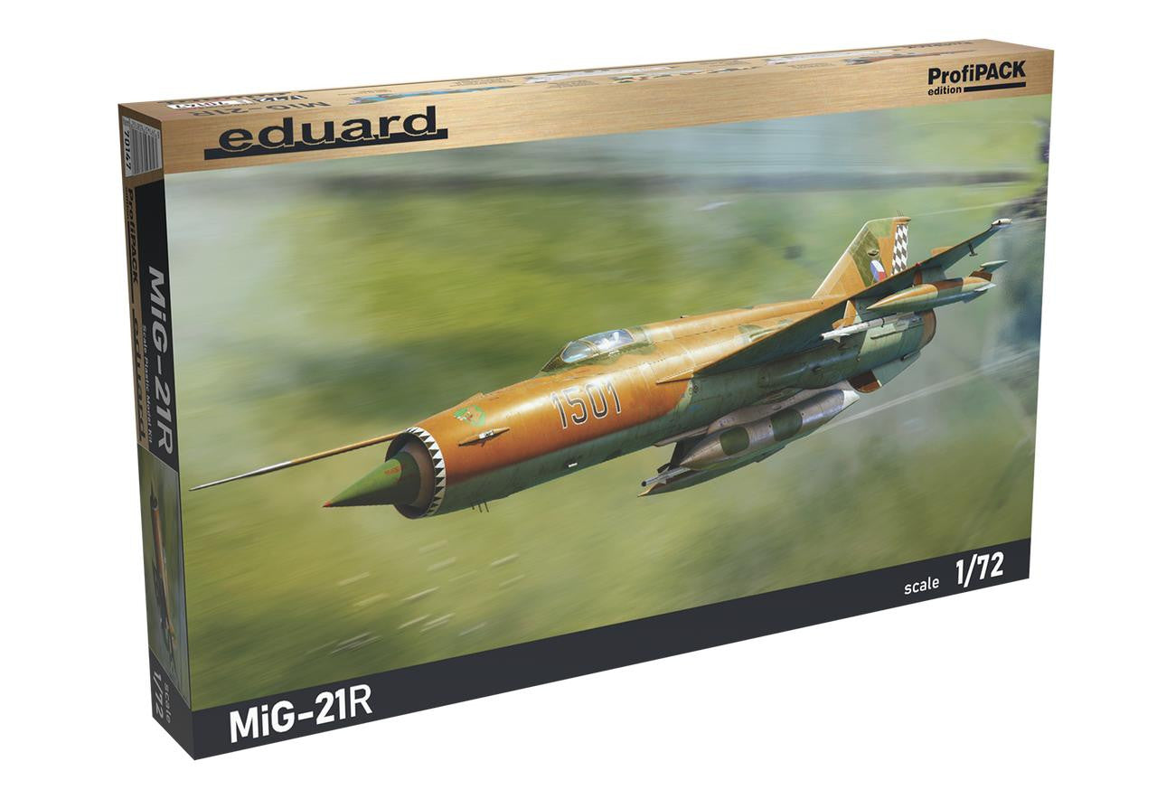 eduard-70147-mig-21r-profipack-modellbausatz-1-72-aufkl-rer image 1