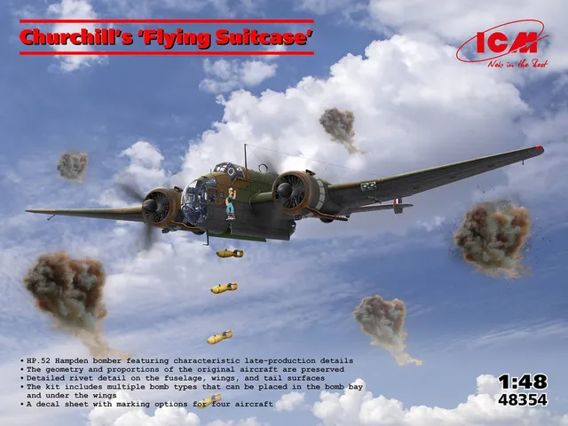 icm-48354-churchill-s-flying-suitcase-flugzeug-bausatz-1-48 image 1