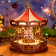 robotime-rolife-amc01-classic-carousel-3d-holzpuzzle image 2