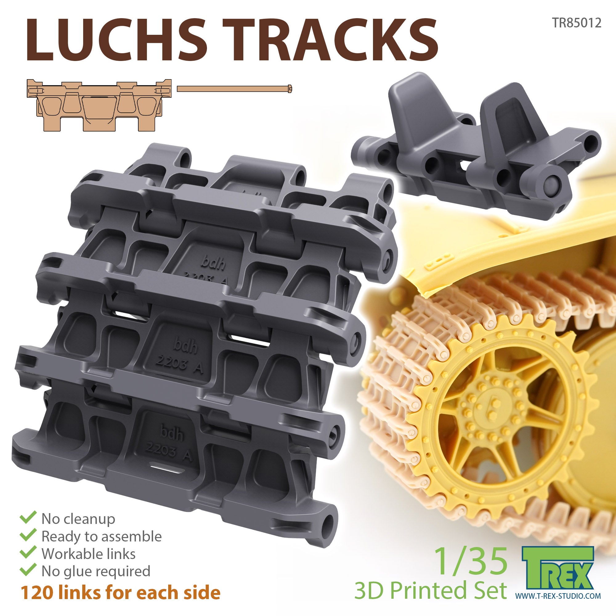 t-rex-85012-1-35-luchs-ketten-3d-druck-120-glieder-seite image 1