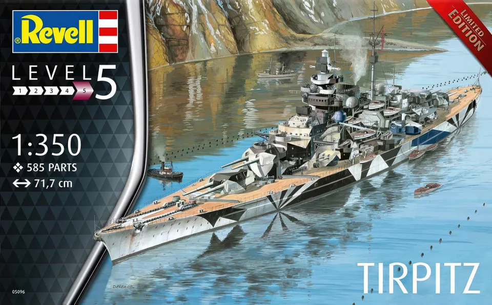 revell-05096-tirpitz-schlachtschiff-modellbausatz-1-350 image 1