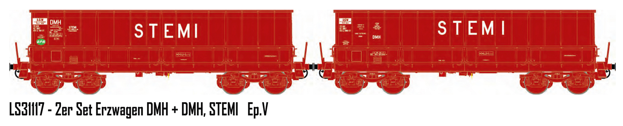 hobbytrain-erzwagen-dmh-sncf-2er-set-g-terwagen-ep-v image 1