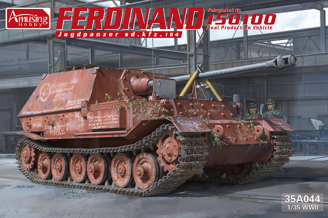 amusing-hobby-35a044-ferdinand-jagdpanzer-modellbausatz-1-35 image 1