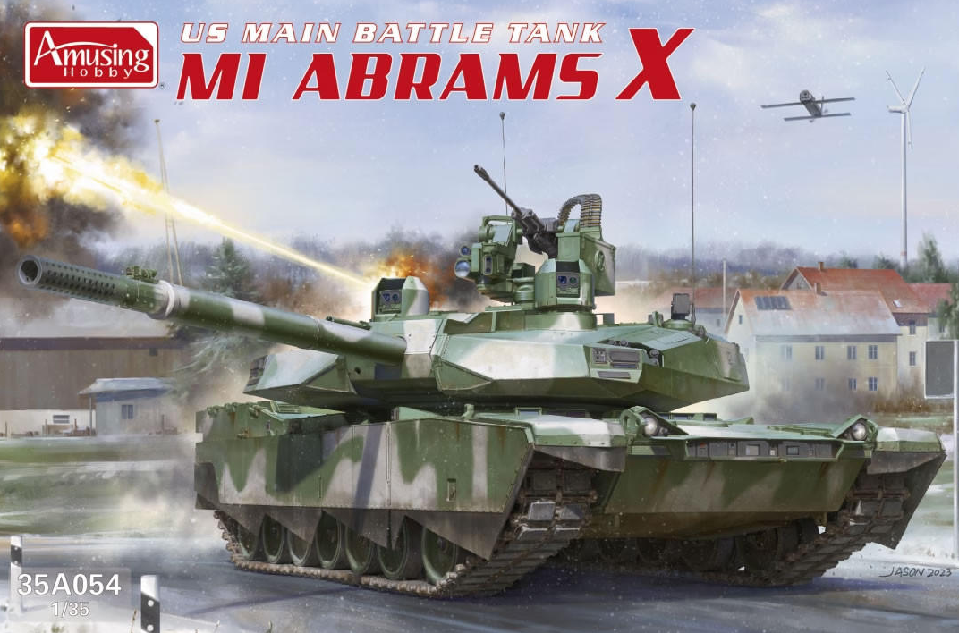 amusing-hobby-35a054-m1-abrams-x-panzer-1-35-modern image 1