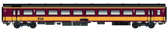 hobbytrain-icr-b10-ns-personenwagen-2-klasse-benelux-ep-vi image 1
