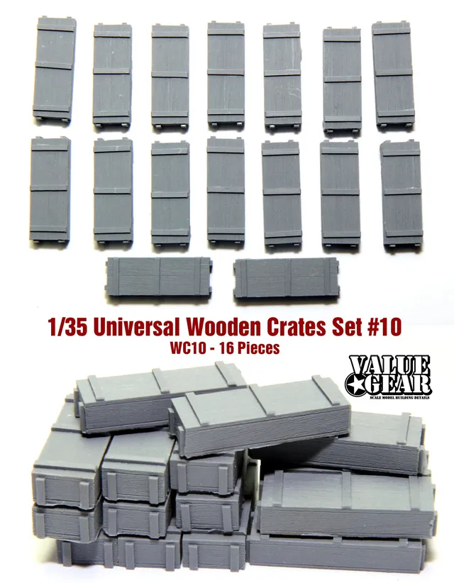 value-gear-wc10-holzkisten-set-1-35-universal-wooden-crates-16-teilig image 1