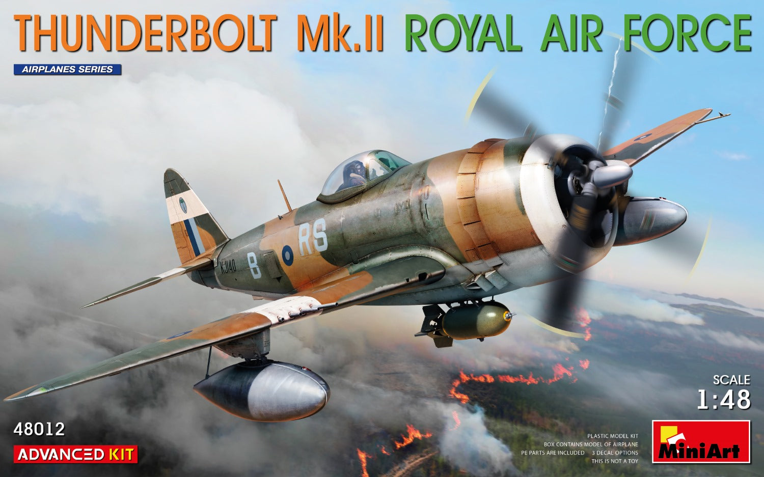 miniart-48012-p-47-thunderbolt-mk-ii-bausatz-1-48-raf image 1