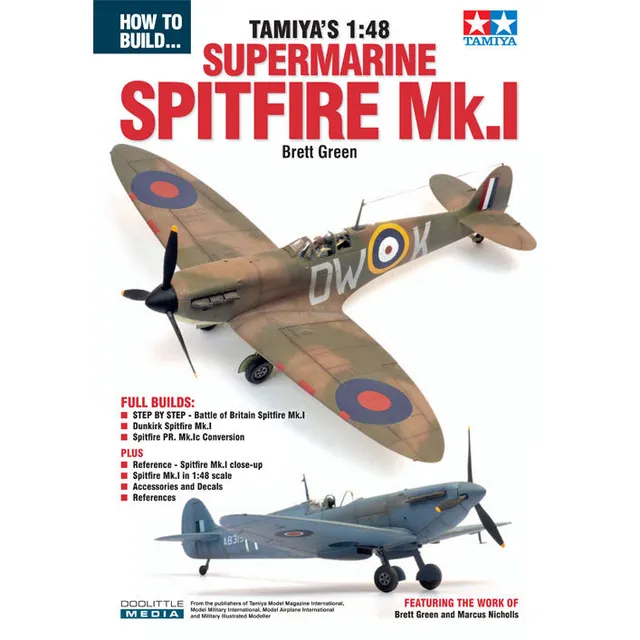 doolittle-media-spitfire-mk-1-tamiya-1-48-bauanleitung-buch image 1