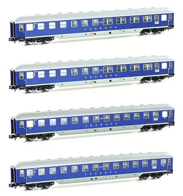 hobbytrain-touropa-liegewagen-set-db-ep-iiib-4-tlg-set-1 image 1