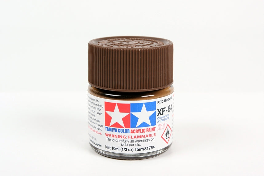 tamiya-81764-xf64-red-brown-acrylfarbe-10ml-matt image 1