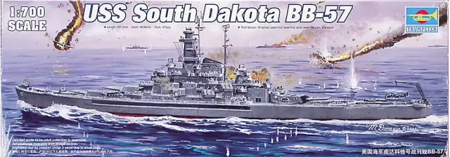 trumpeter-05760-uss-south-dakota-bb-57-schiff-1-700 image 1