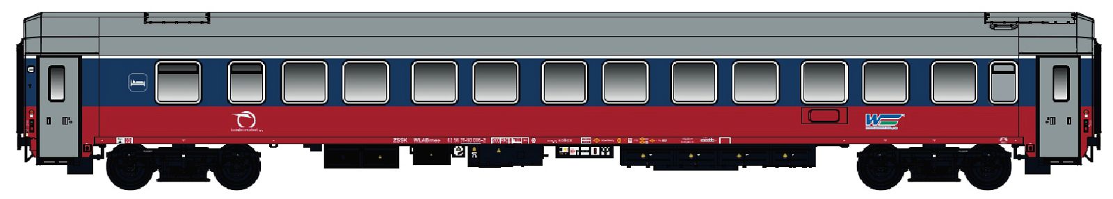 hobbytrain-personenwagen-wlabmee-zsr-blau-rot-ep-v-spur-n image 1